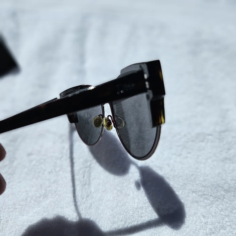 CHRISTIAN‎ DIOR WILDLY DIOR/S P7L-Y1 RED HAVANA/GRAY SUNGLASSES AUTHENTIC